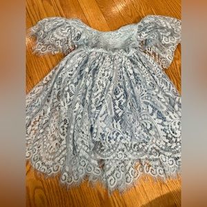 - Powder blue lace dress nwt